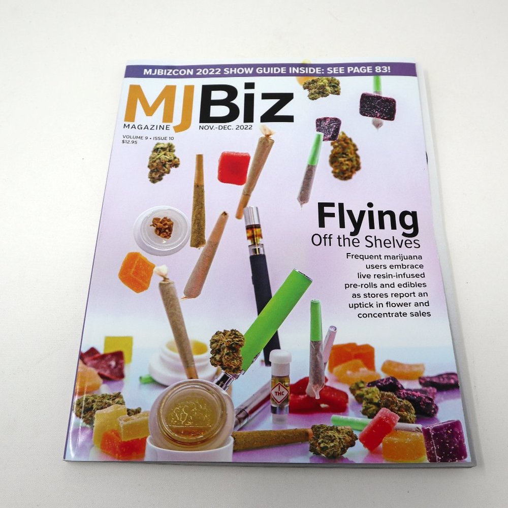 MJ Biz Magazine Marijuana MJBiz November December 2022 Weed CBD THC